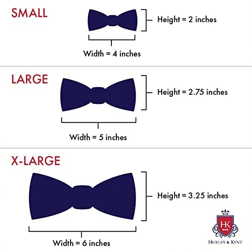 Huxley & Kent Bow Tie for Pets | Kisses (Small) | Valentine's Day Pet Bow Tie Collar Attachment | Fun Bow Ties for Dogs & Cats | Cute, Comfortable, and Durable