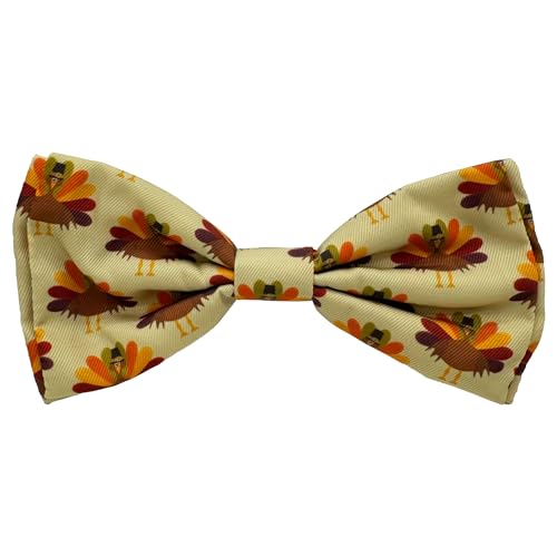 Huxley & Kent Bow Tie for Pets | Fall Check (Extra-Large) | Bow Tie Collar Attachment | Fun Bow Ties for Dogs & Cats | Cute, Comfortable, and Durable | H&K Bow Tie