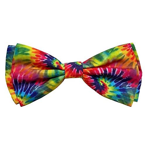 Huxley & Kent Bow Tie for Pets | Bone-Dana Multi (Small) | Bow Tie Collar Attachment | Fun Bow Ties for Dogs & Cats | Cute, Comfortable, and Durable | H&K Bow Tie