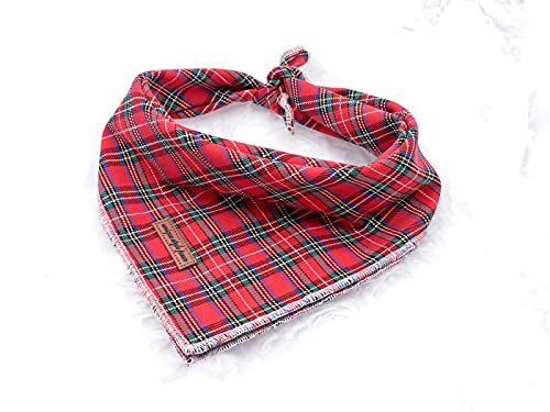 Unique Style Paws Dog Bandanas 1PC Washable Cotton Triangle Dog Scarfs for Small Medium Large Dogs and Cats