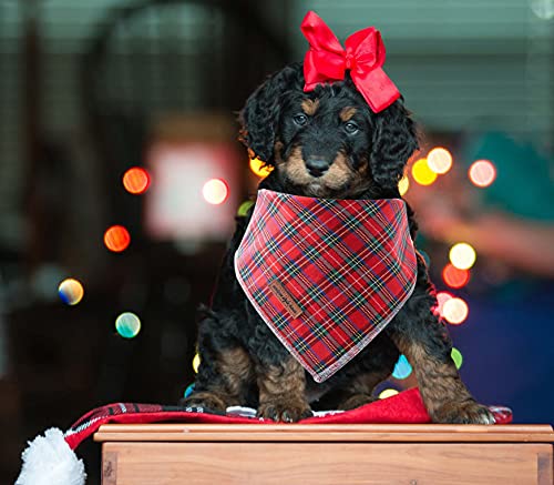 Unique Style Paws Dog Bandanas 1PC Washable Cotton Triangle Dog Scarfs for Small Medium Large Dogs and Cats