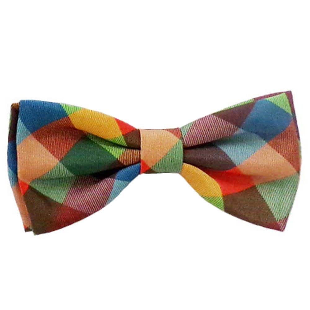 Huxley & Kent Bow Tie for Pets | Fall Check (Extra-Large) | Bow Tie Collar Attachment | Fun Bow Ties for Dogs & Cats | Cute, Comfortable, and Durable | H&K Bow Tie