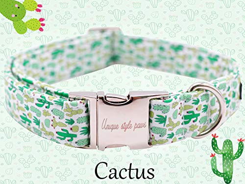 Unique Style Paws Cotton Dog Collar with Bow Halloween Pumpkin Plaid Dog Collar with Bow Tie for Small Medium Large Dogs Pets Gifts