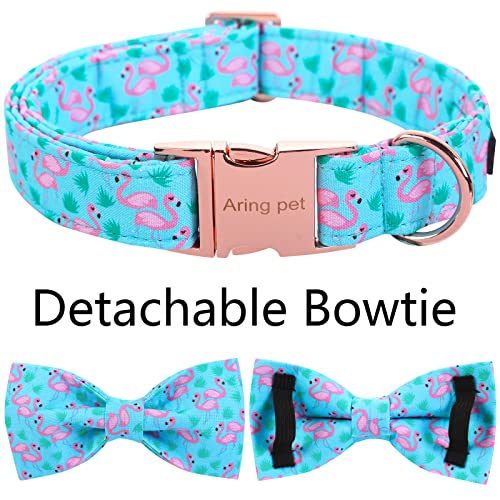 ARING PET Bowtie Dog Collar, Dog Collar with Bow, Adjustable Dog Collars for Small Medium Large Dogs.