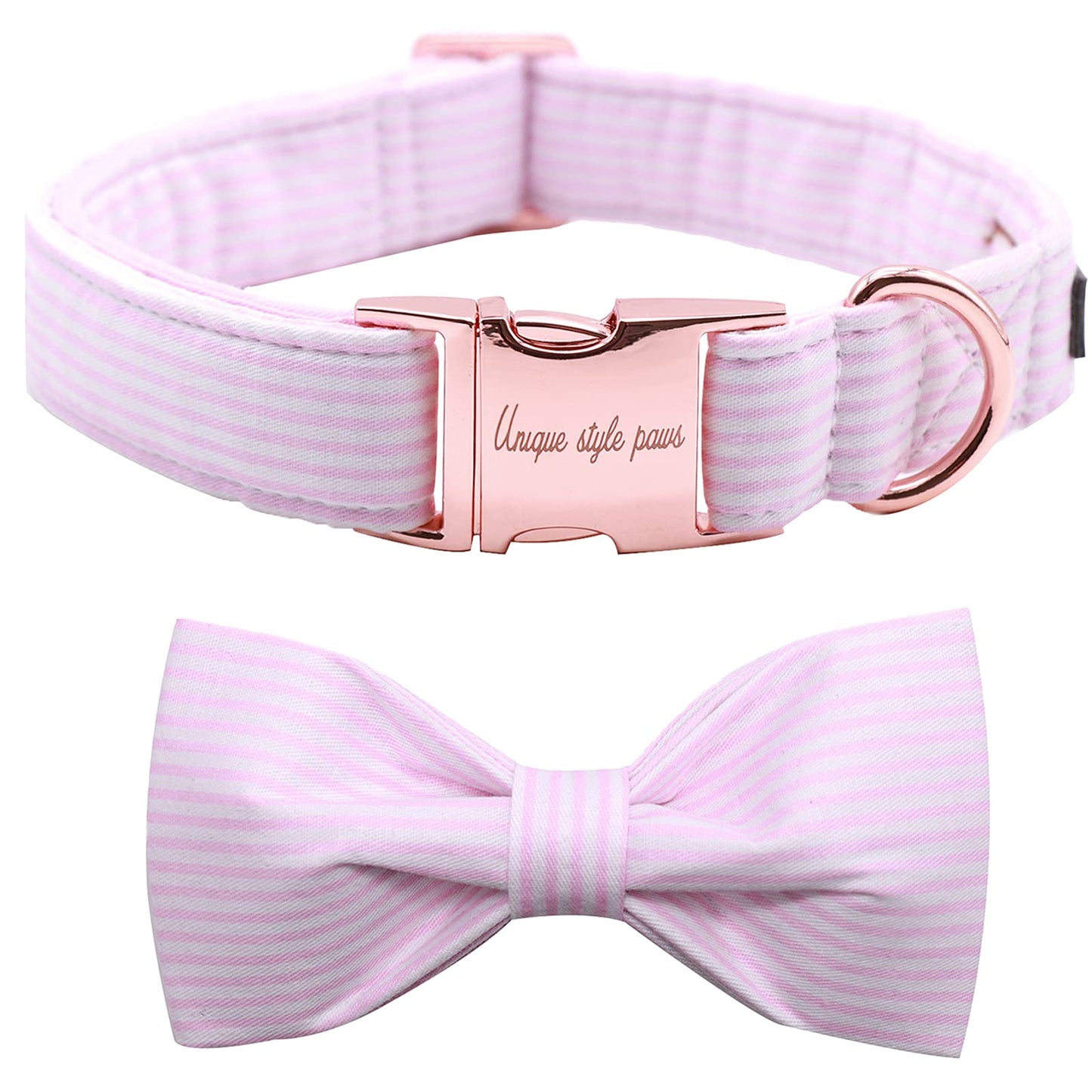 Unique Style Paws Pet Soft &Comfy Bowtie Dog Collar and Cat Collar Pet Gift for Dogs and Cats 6 Size and 7 Patterns