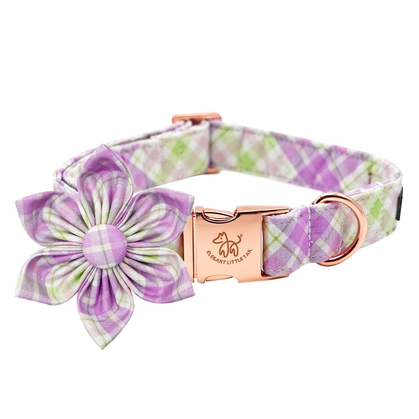 Elegant little tail Sunflower Girl Dog Collar for Female Dogs, Pet Collar Adjustable Dog Collars with Flower Gift for Medium Dogs