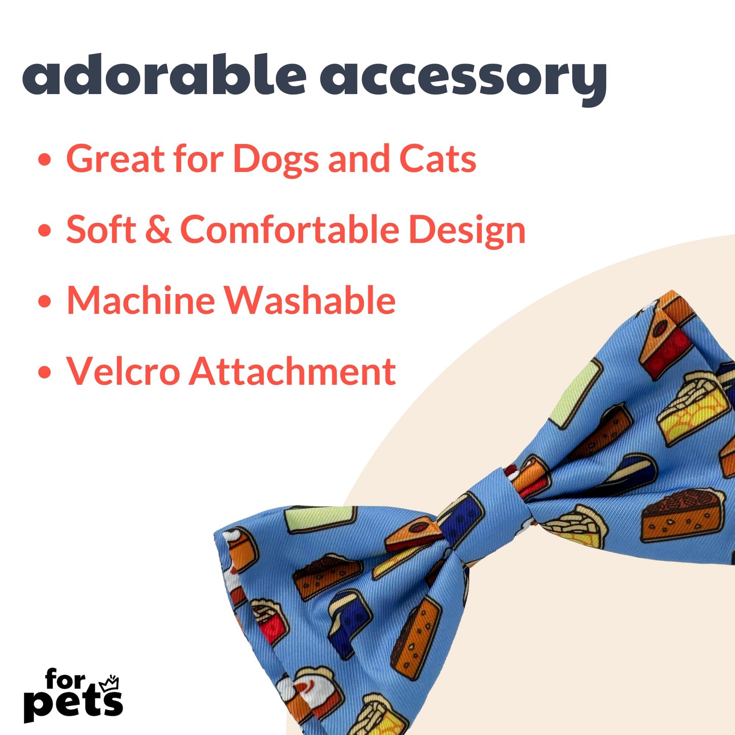 Huxley & Kent Bow Tie for Pets | Fall Check (Extra-Large) | Bow Tie Collar Attachment | Fun Bow Ties for Dogs & Cats | Cute, Comfortable, and Durable | H&K Bow Tie