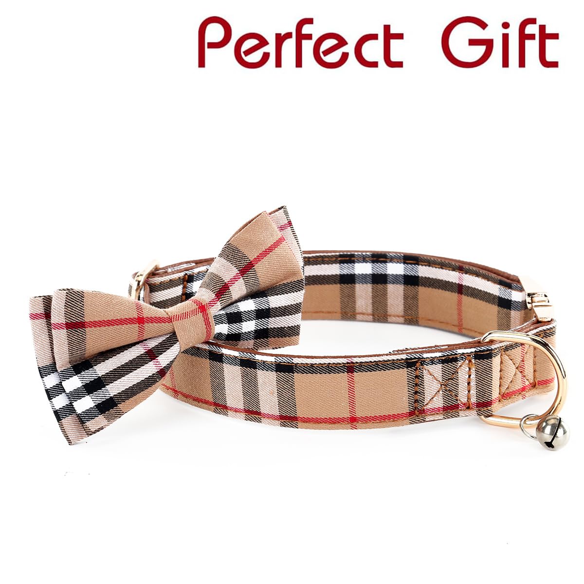 Dog Bowtie Collars, Cute Soft Dog Collar with Bow Tie, Safety Metal Buckle, Adjustable Collars for Boy and Girl Dogs Pets.