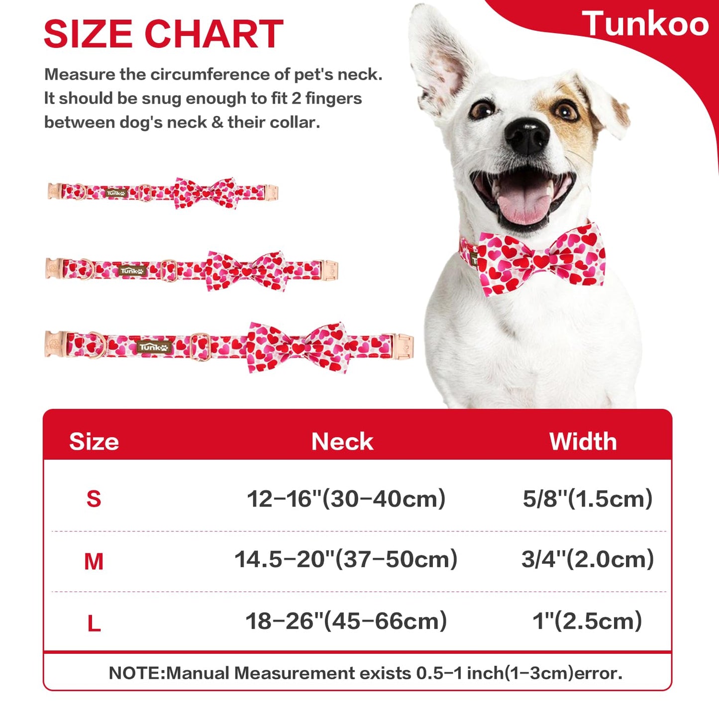 Tunkoo Happy Halloween Dog Collar with Pumpkin - Durable, Adjustable, and Stylish Pet Collar Available in Small, Medium, Large S