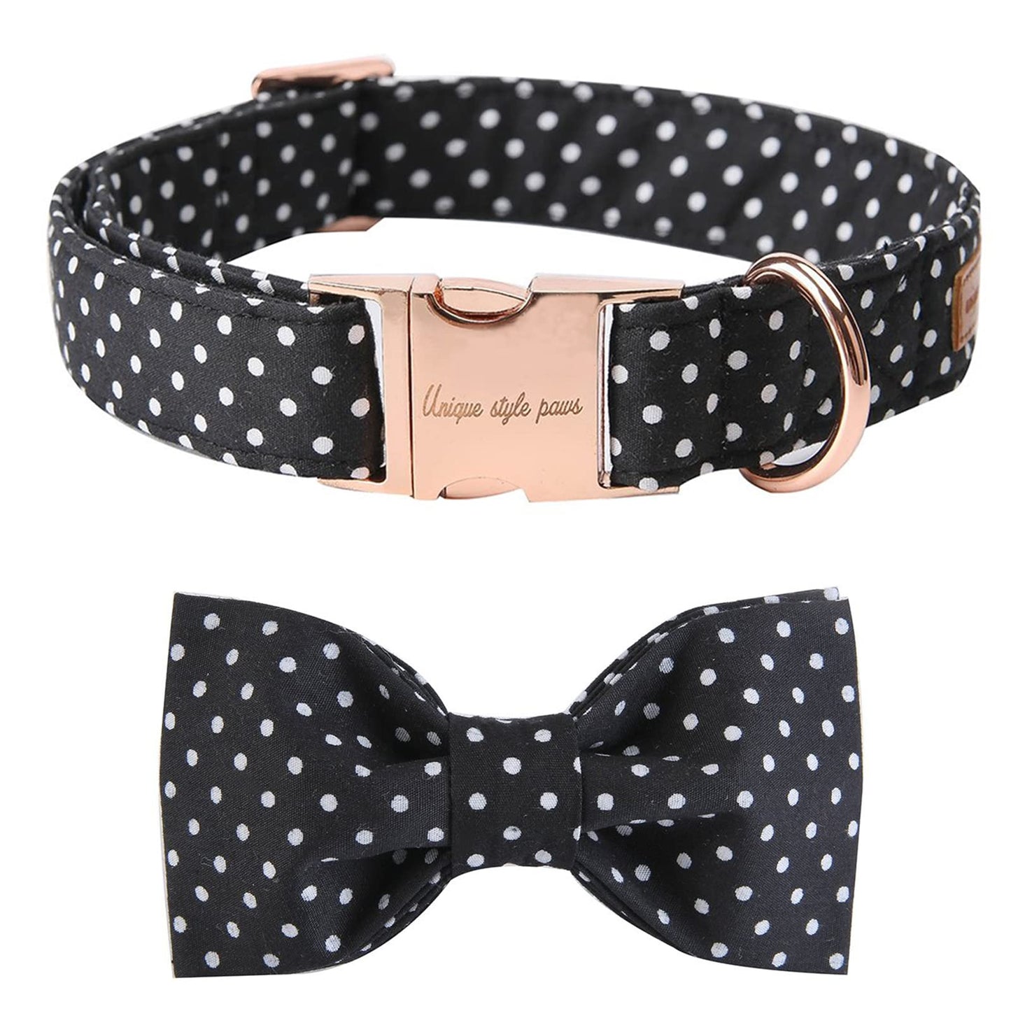 Unique Style Paws Pet Soft &Comfy Bowtie Dog Collar and Cat Collar Pet Gift for Dogs and Cats 6 Size and 7 Patterns