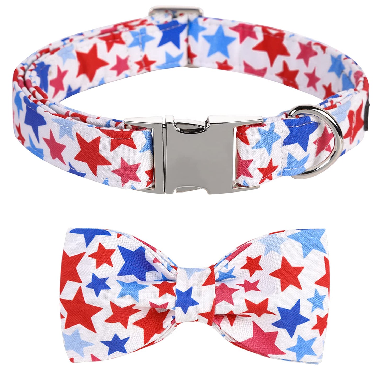 ARING PET Bowtie Dog Collar, Dog Collar with Bow, Adjustable Dog Collars for Small Medium Large Dogs.