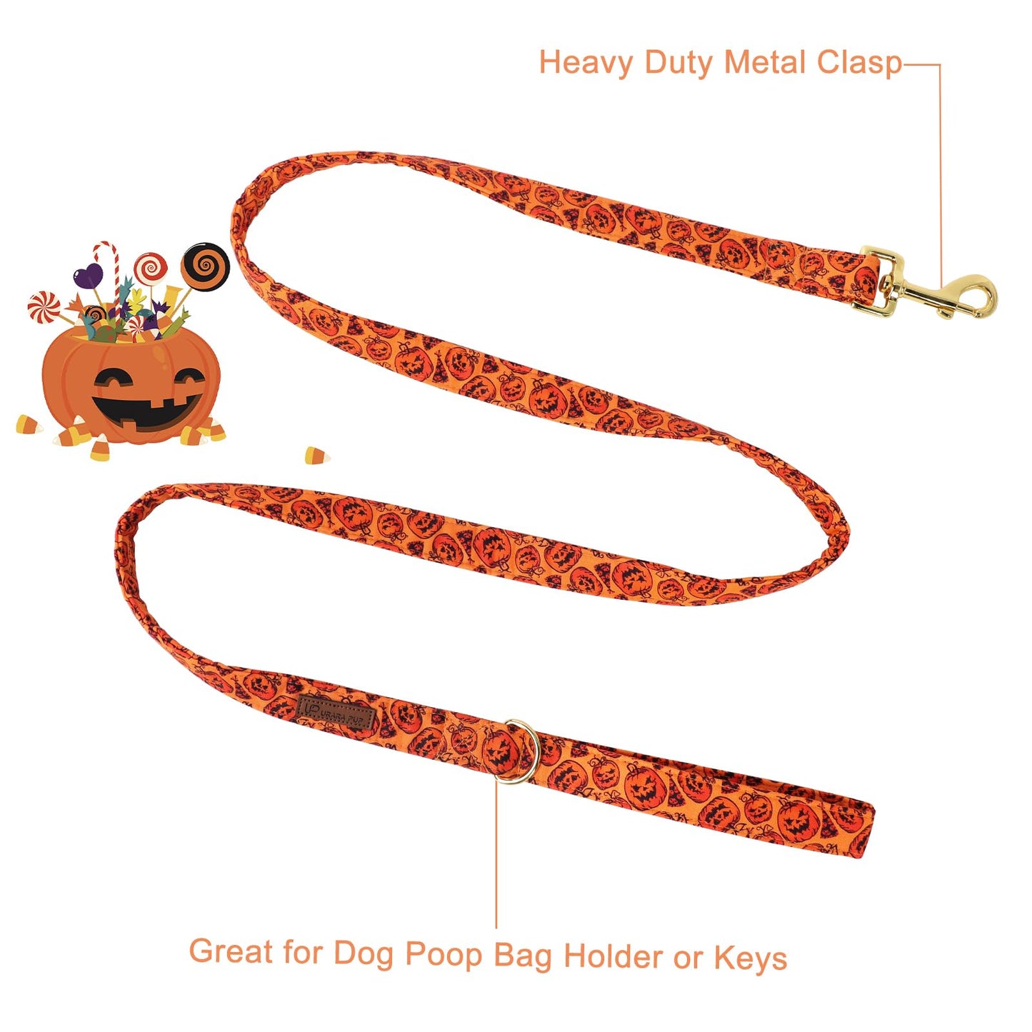 Thanksgiving Dog Collar with Bow Tie, Turkey Cotton Bowtie Collar for Puppy Girl Dog or Cat, Autumn Bow Tie Collar with Durable Metal Buckle, Turkeys Pet Collar, S, Neck 10-16in