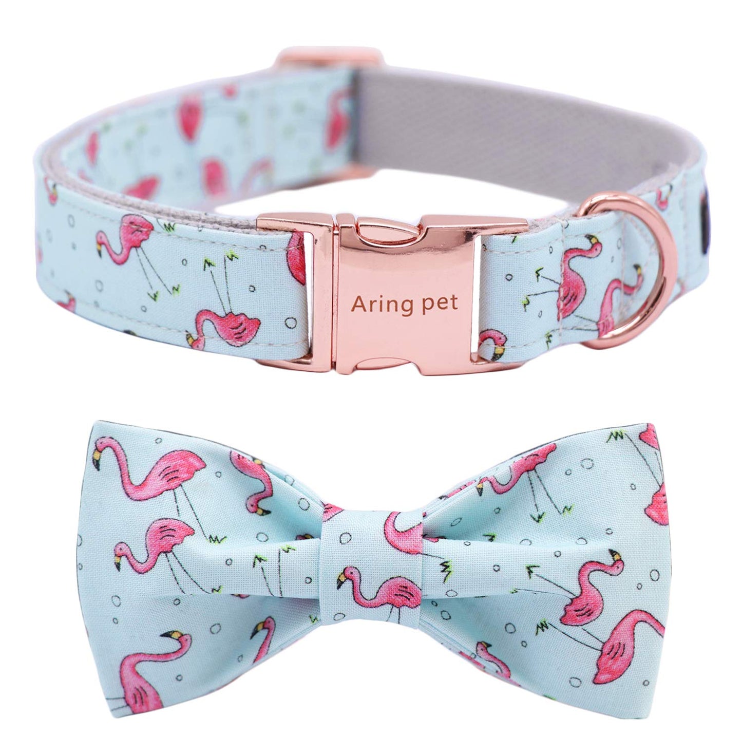 ARING PET Bowtie Dog Collar, Dog Collar with Bow, Adjustable Dog Collars for Small Medium Large Dogs.