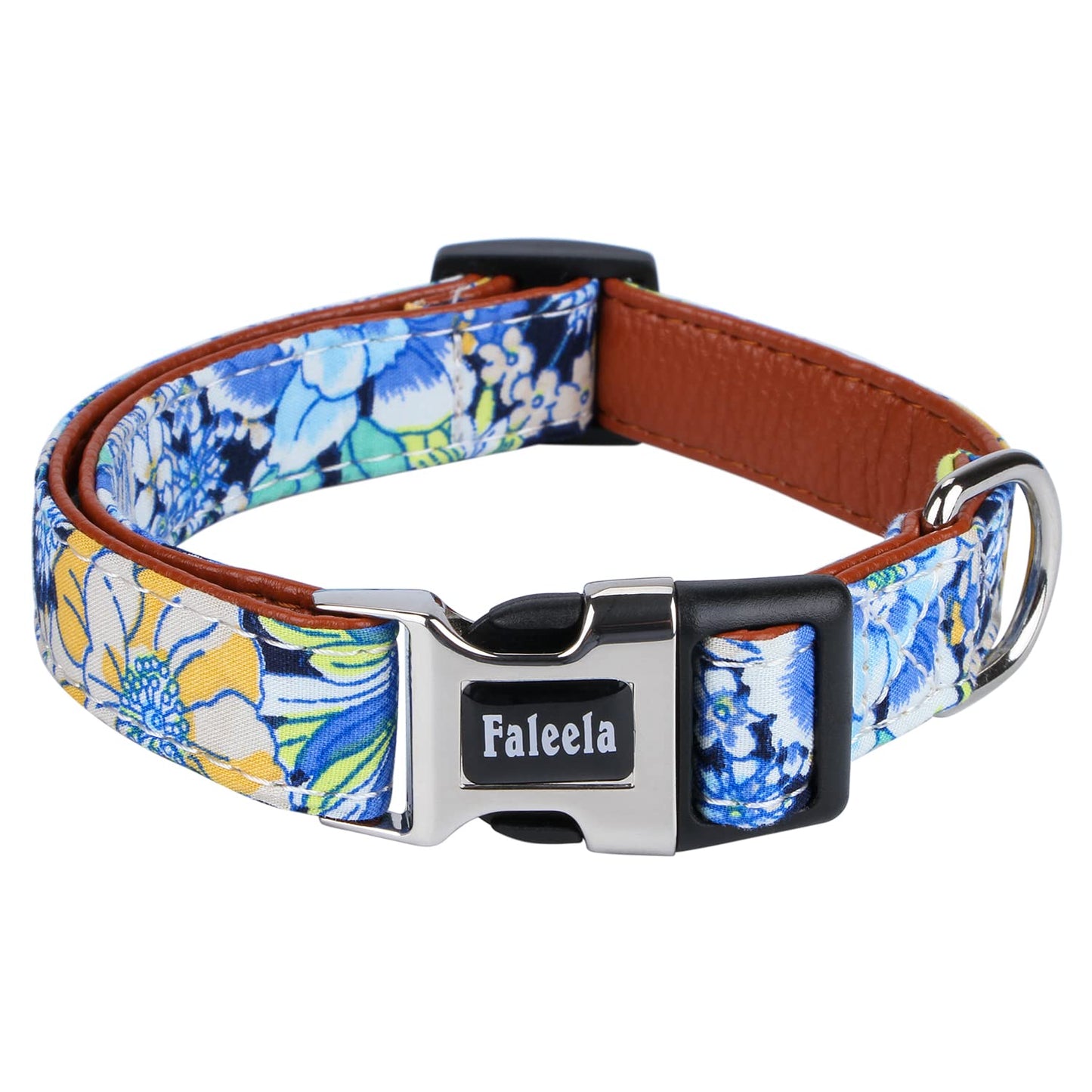 Faleela Soft &Comfy Bowtie Dog Collar,Detachable and Adjustable Bow Tie Collar,for Small Medium Large Pet (S, Blue)