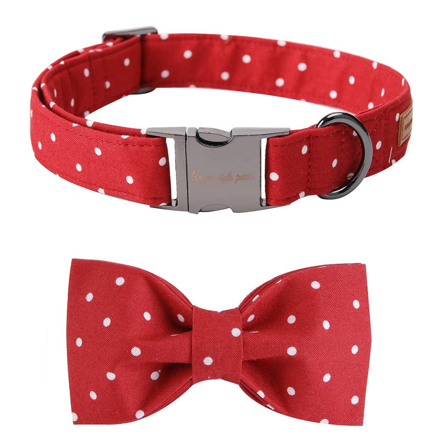 Unique Style Paws Pet Soft &Comfy Bowtie Dog Collar and Cat Collar Pet Gift for Dogs and Cats 6 Size and 7 Patterns