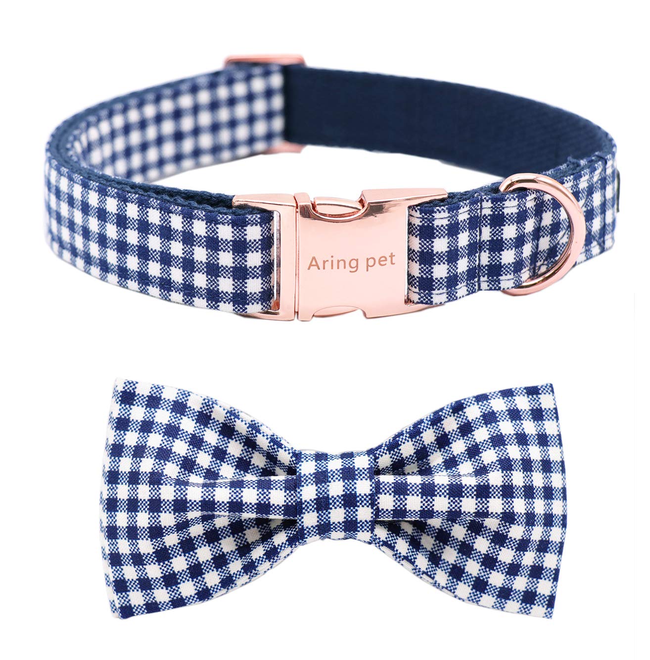 ARING PET Bowtie Dog Collar, Dog Collar with Bow, Adjustable Dog Collars for Small Medium Large Dogs.