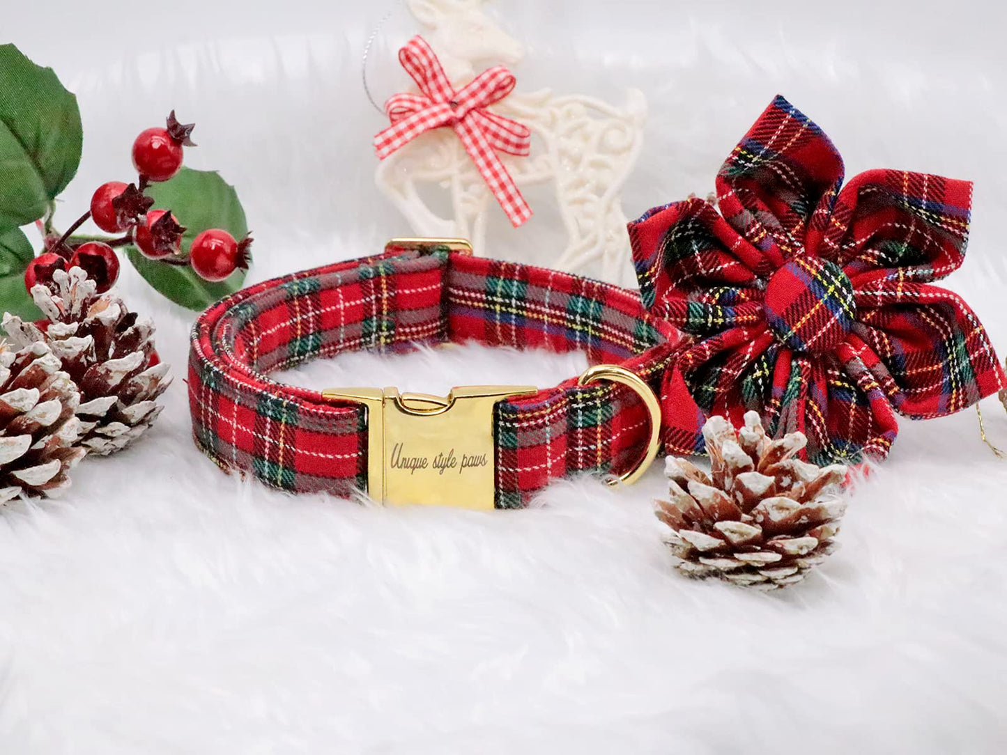 Unique Style Paws Pet Soft &Comfy Bowtie Dog Collar and Cat Collar Pet Gift for Dogs and Cats 6 Size and 7 Patterns