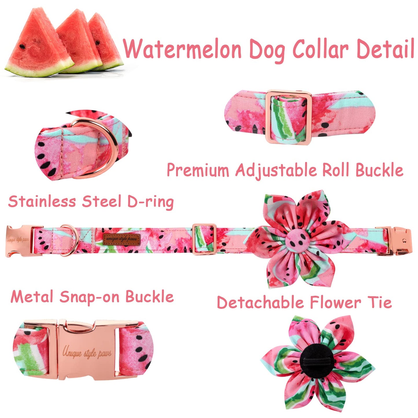 Unique Style Paws Cotton Dog Collar with Bow Halloween Pumpkin Plaid Dog Collar with Bow Tie for Small Medium Large Dogs Pets Gifts