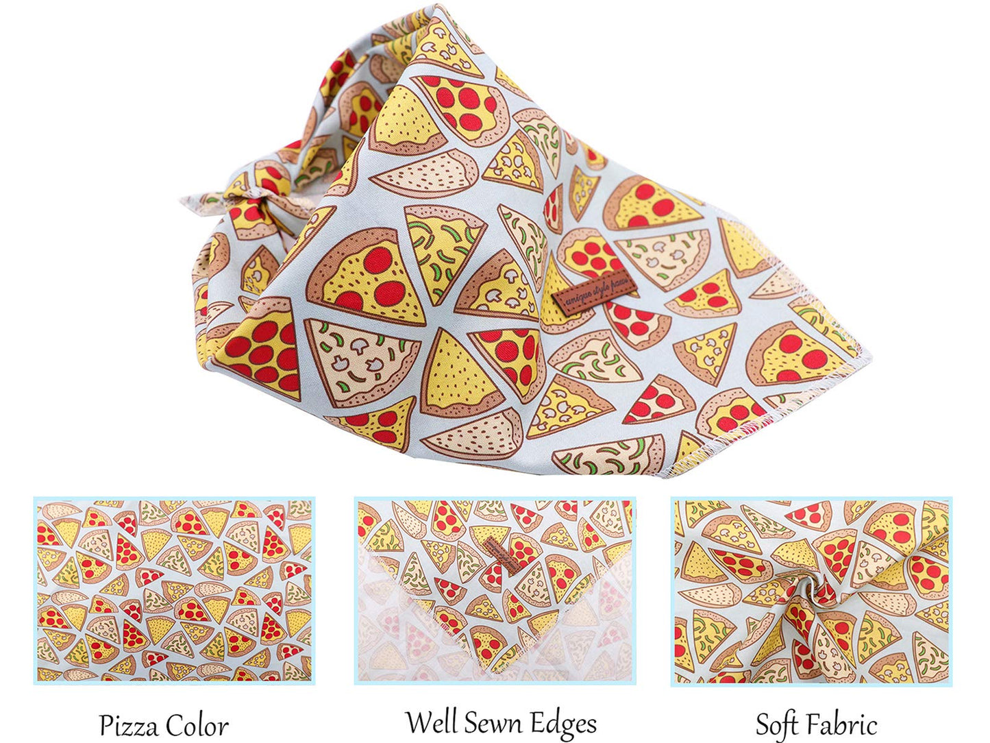 Unique Style Paws Dog Bandanas 1PC Washable Cotton Triangle Dog Scarfs for Small Medium Large Dogs and Cats