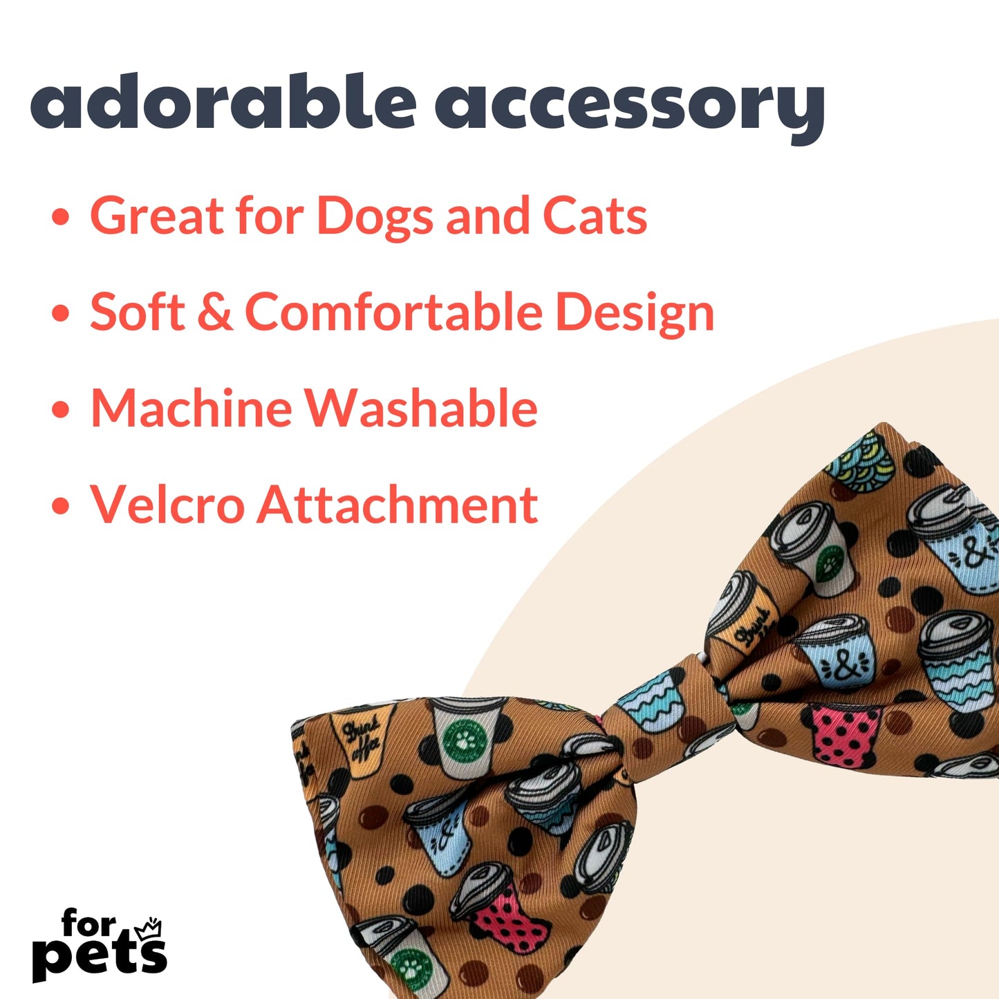 Huxley & Kent Bow Tie for Pets | Fall Check (Extra-Large) | Bow Tie Collar Attachment | Fun Bow Ties for Dogs & Cats | Cute, Comfortable, and Durable | H&K Bow Tie