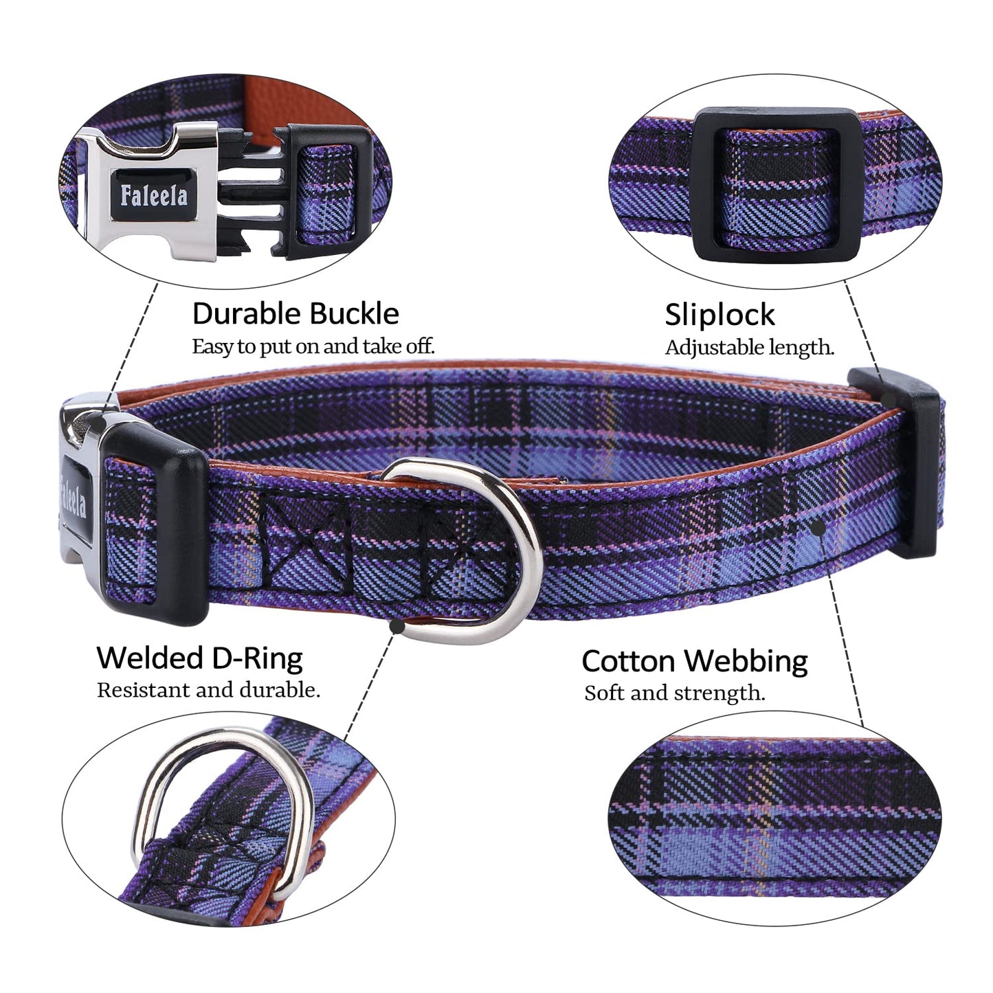 Faleela Soft &Comfy Bowtie Dog Collar,Detachable and Adjustable Bow Tie Collar,for Small Medium Large Pet (S, Blue)