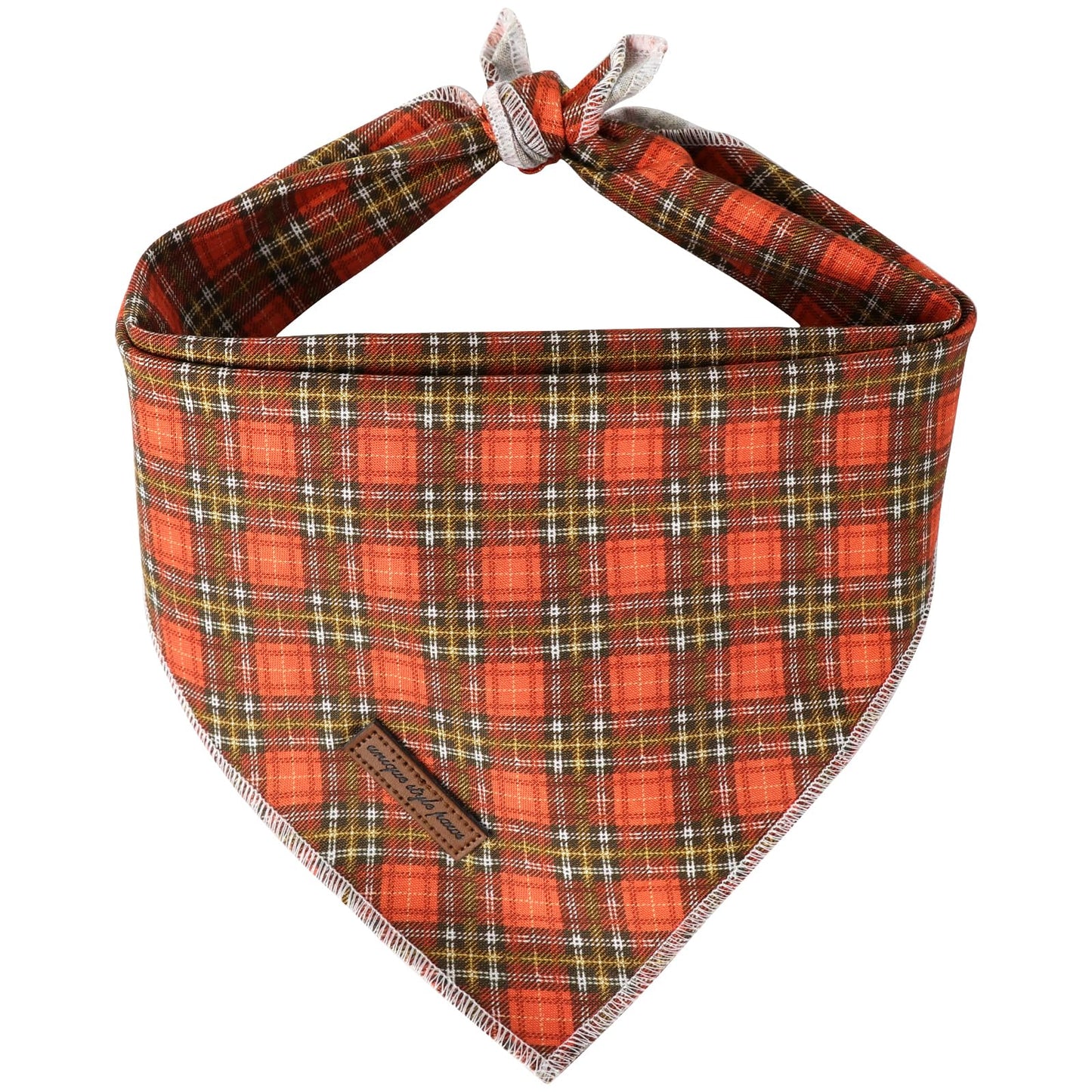 Unique Style Paws Cotton Dog Collar with Bow Halloween Pumpkin Plaid Dog Collar with Bow Tie for Small Medium Large Dogs Pets Gifts