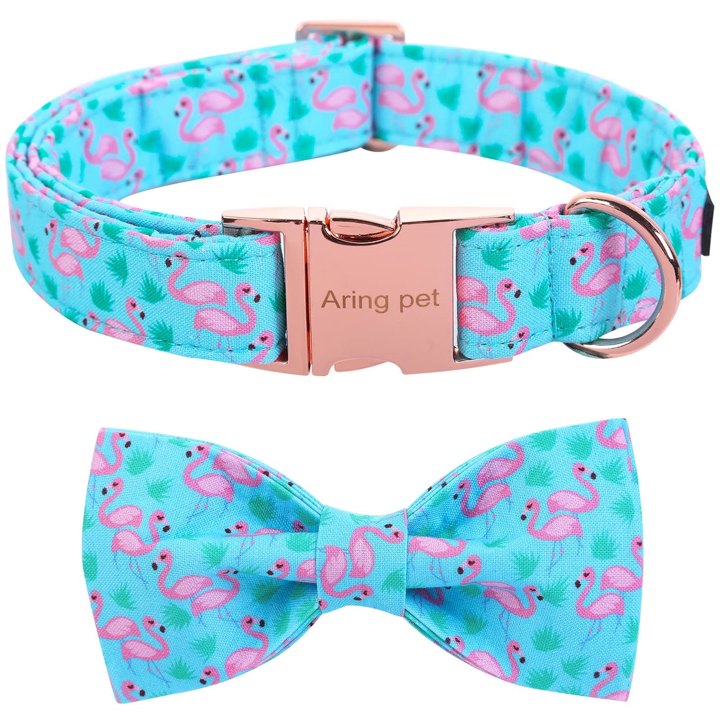 ARING PET Bowtie Dog Collar, Dog Collar with Bow, Adjustable Dog Collars for Small Medium Large Dogs.