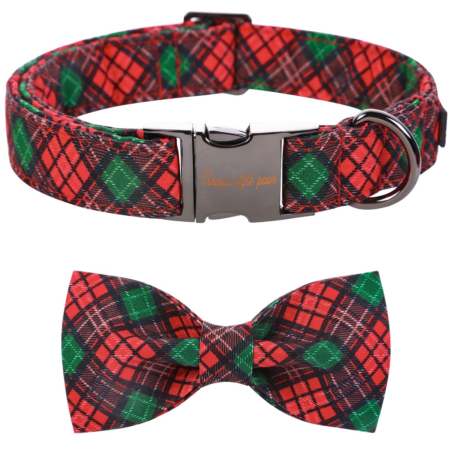 Unique Style Paws Pet Soft &Comfy Bowtie Dog Collar and Cat Collar Pet Gift for Dogs and Cats 6 Size and 7 Patterns