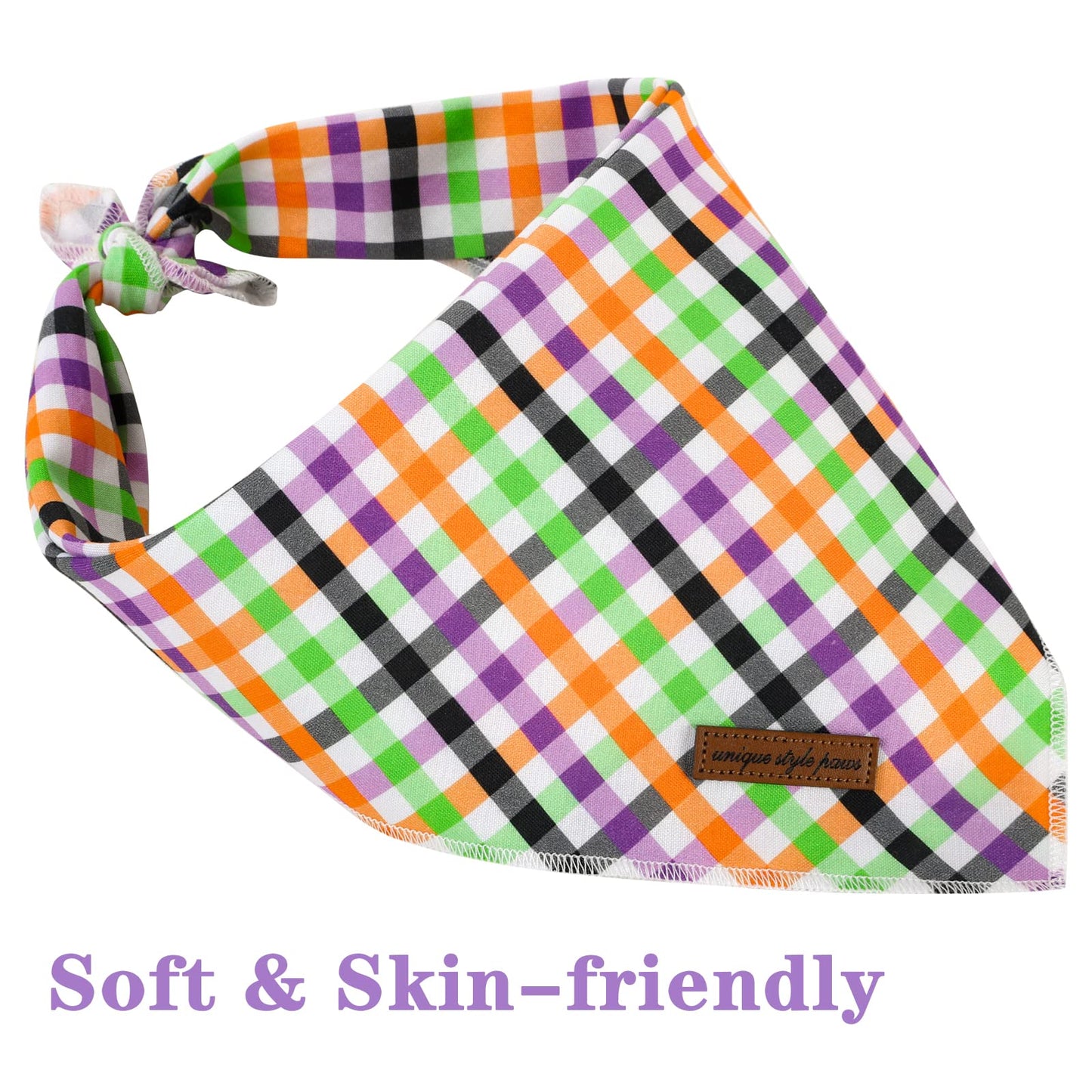 Unique Style Paws Dog Bandanas 1PC Washable Cotton Triangle Dog Scarfs for Small Medium Large Dogs and Cats