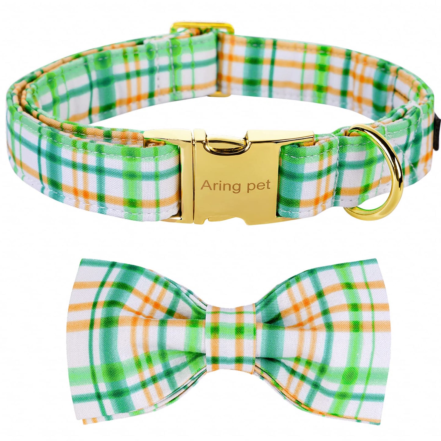 ARING PET Bowtie Dog Collar, Dog Collar with Bow, Adjustable Dog Collars for Small Medium Large Dogs.