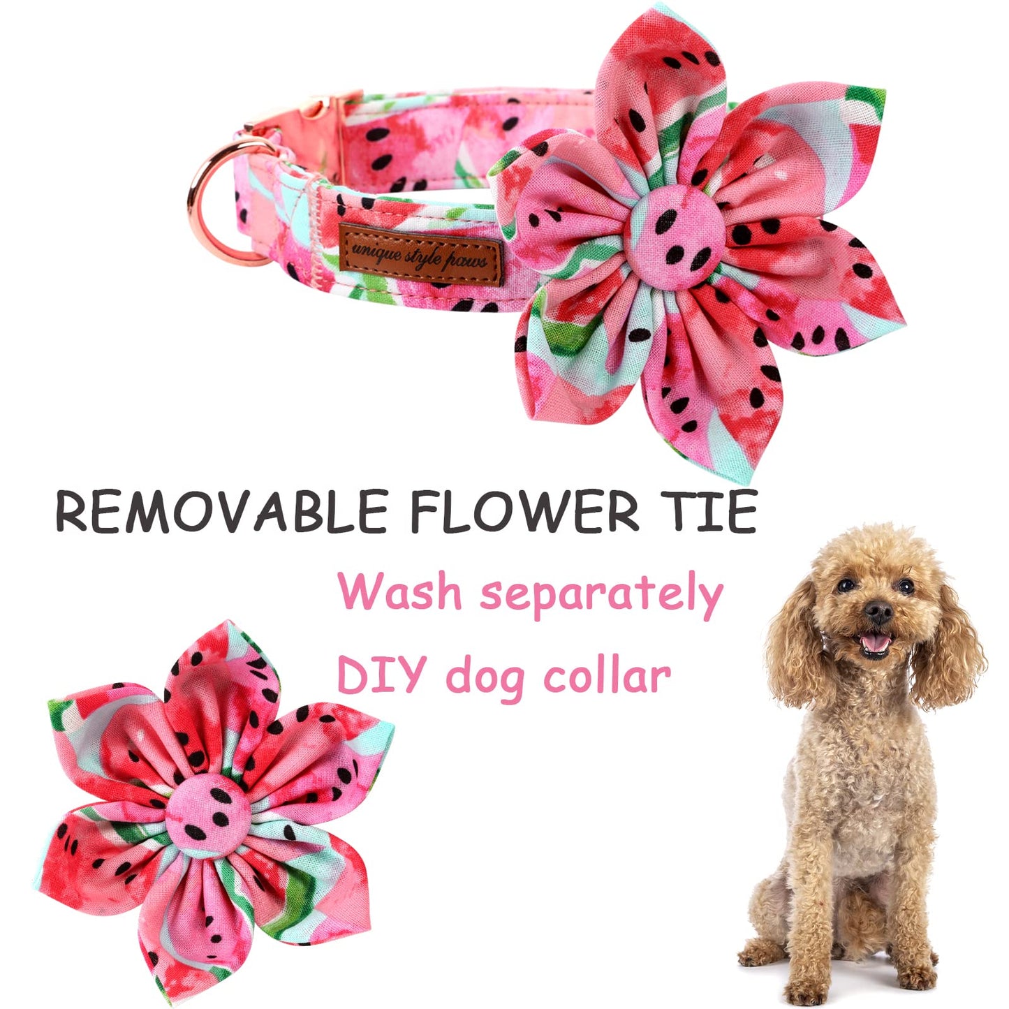 Unique Style Paws Cotton Dog Collar with Bow Halloween Pumpkin Plaid Dog Collar with Bow Tie for Small Medium Large Dogs Pets Gifts